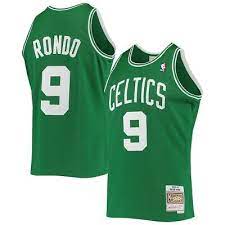 Boston Celtics Rajon Rondo Green 2007-08 Hardwood Classics Swingman Jersey - image 1