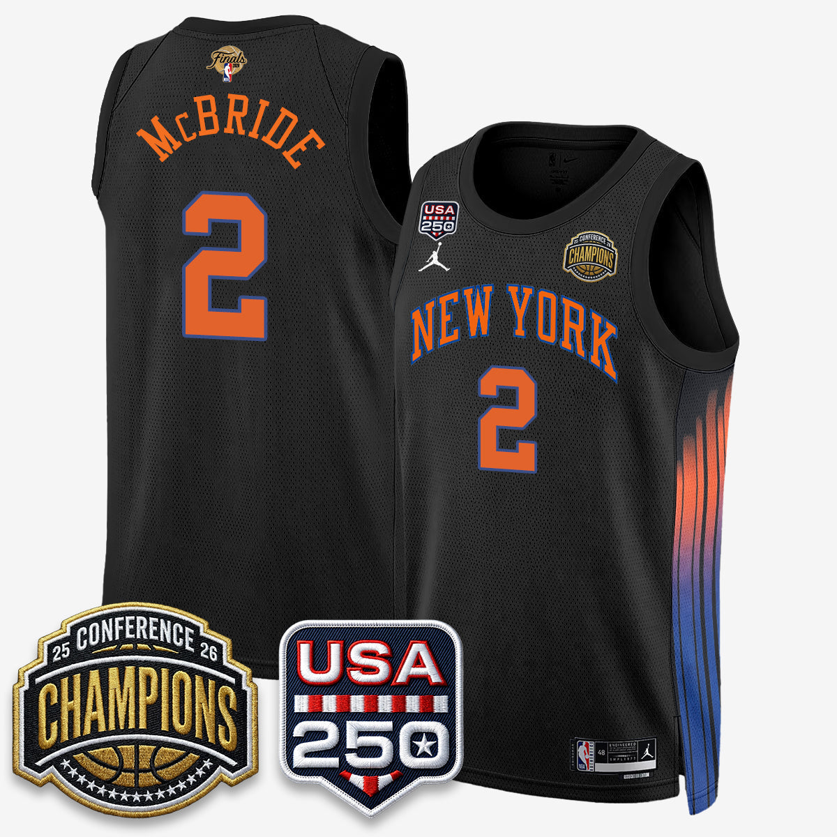NYK 2026 NBA Eastern Conference Champions City Edition Jersey - Stitched - image 16