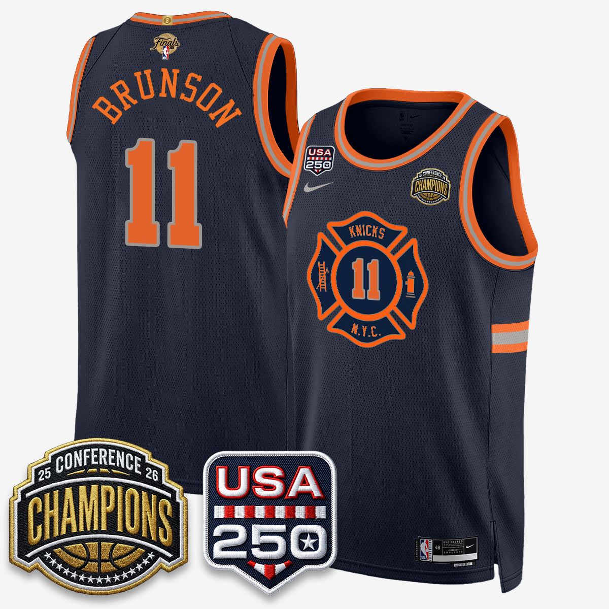NYK 2026 NBA Eastern Conference Champions City Edition Jersey V2- Stitched (2) - image 28