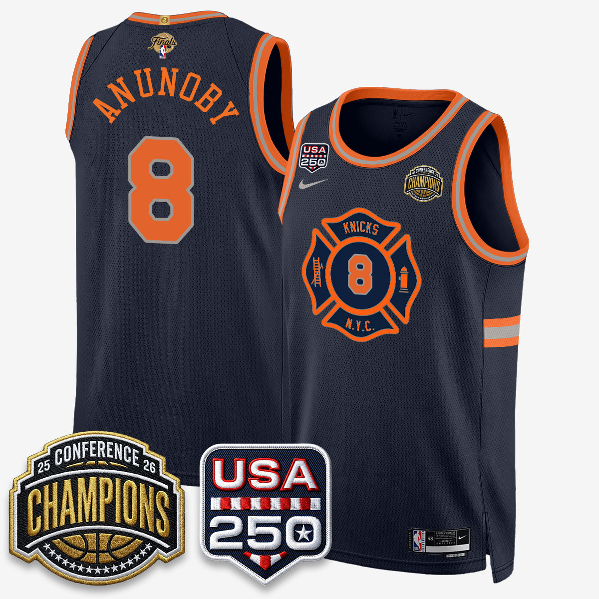 NYK 2026 NBA Eastern Conference Champions City Edition Jersey V2- Stitched (2) - image 30