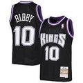 Sacramento Kings Mike Bibby 2001-02 Mitchell & Ness Black Basketball Jersey - image 1