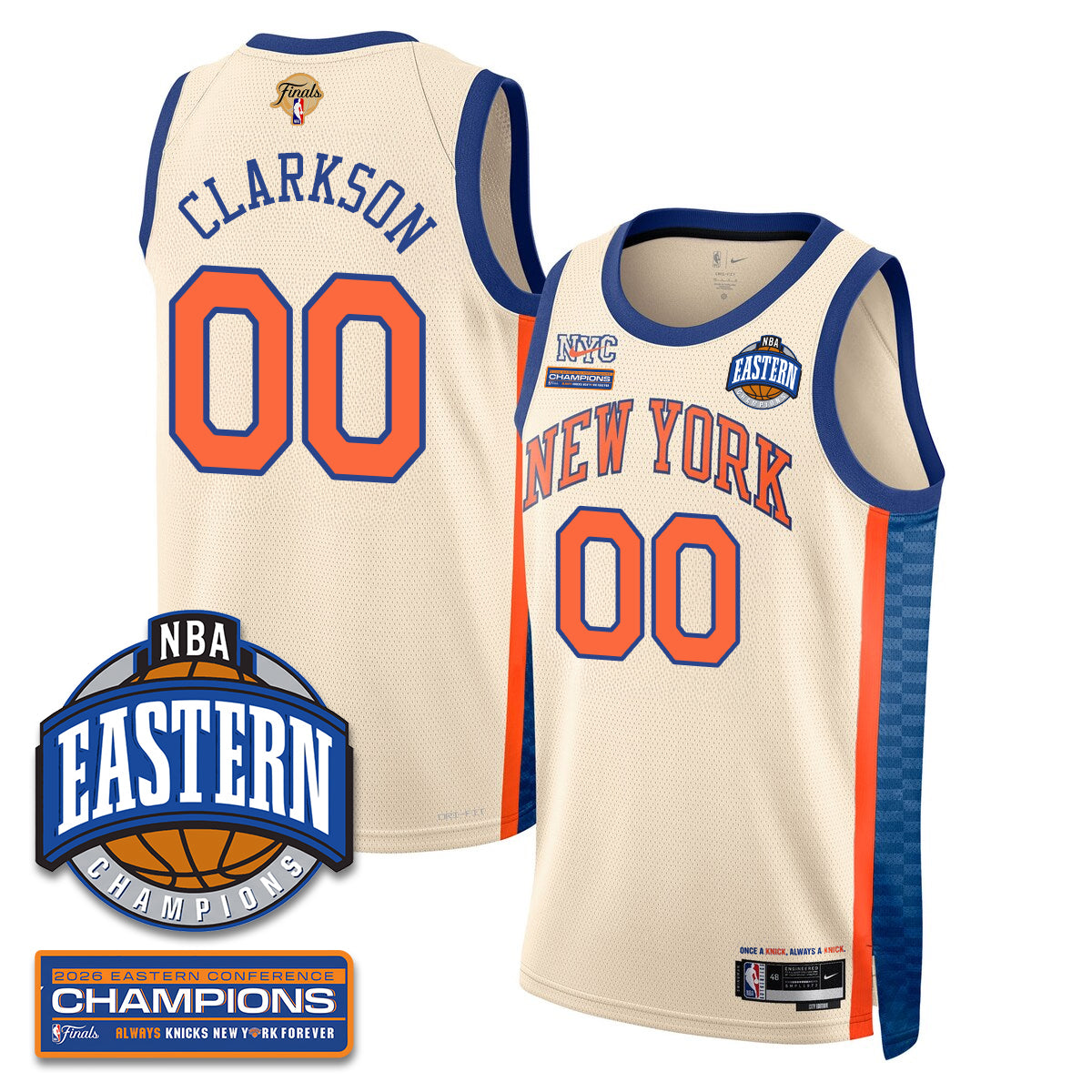 NYK 2026 NBA Eastern Conference Champions City Jersey - Stitched - image 8