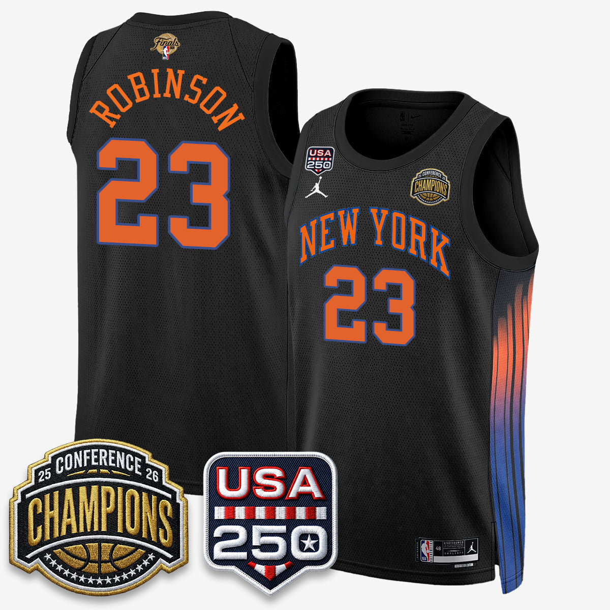 NYK 2026 NBA Eastern Conference Champions City Edition Jersey - Stitched - image 15