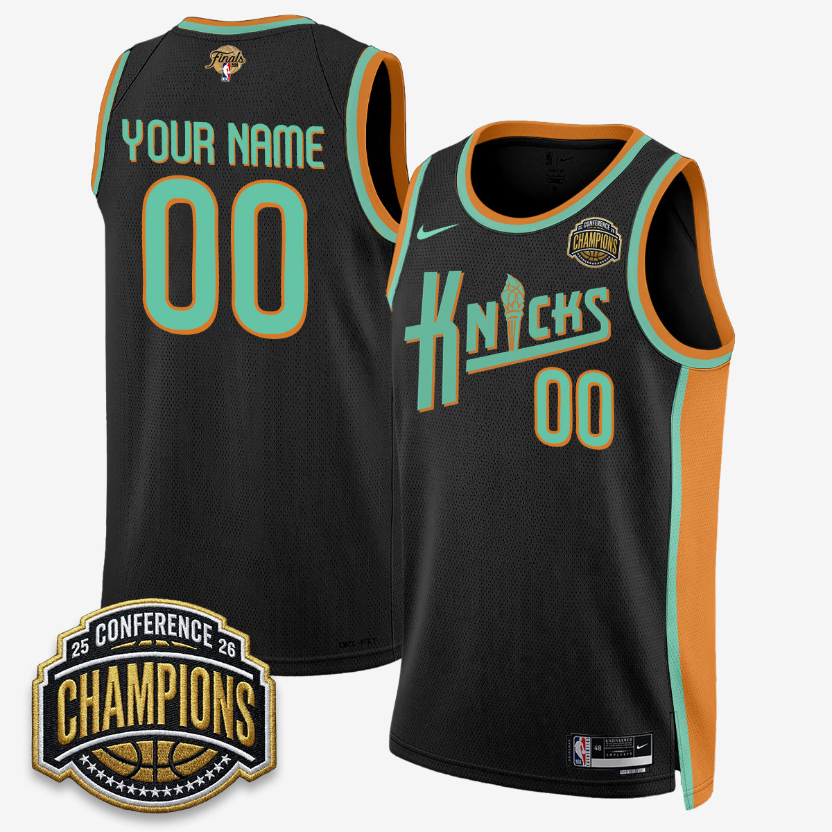 NYK 2026 Eastern Conference Champions Special Edition Custom Jersey V2- Stitched - image 2