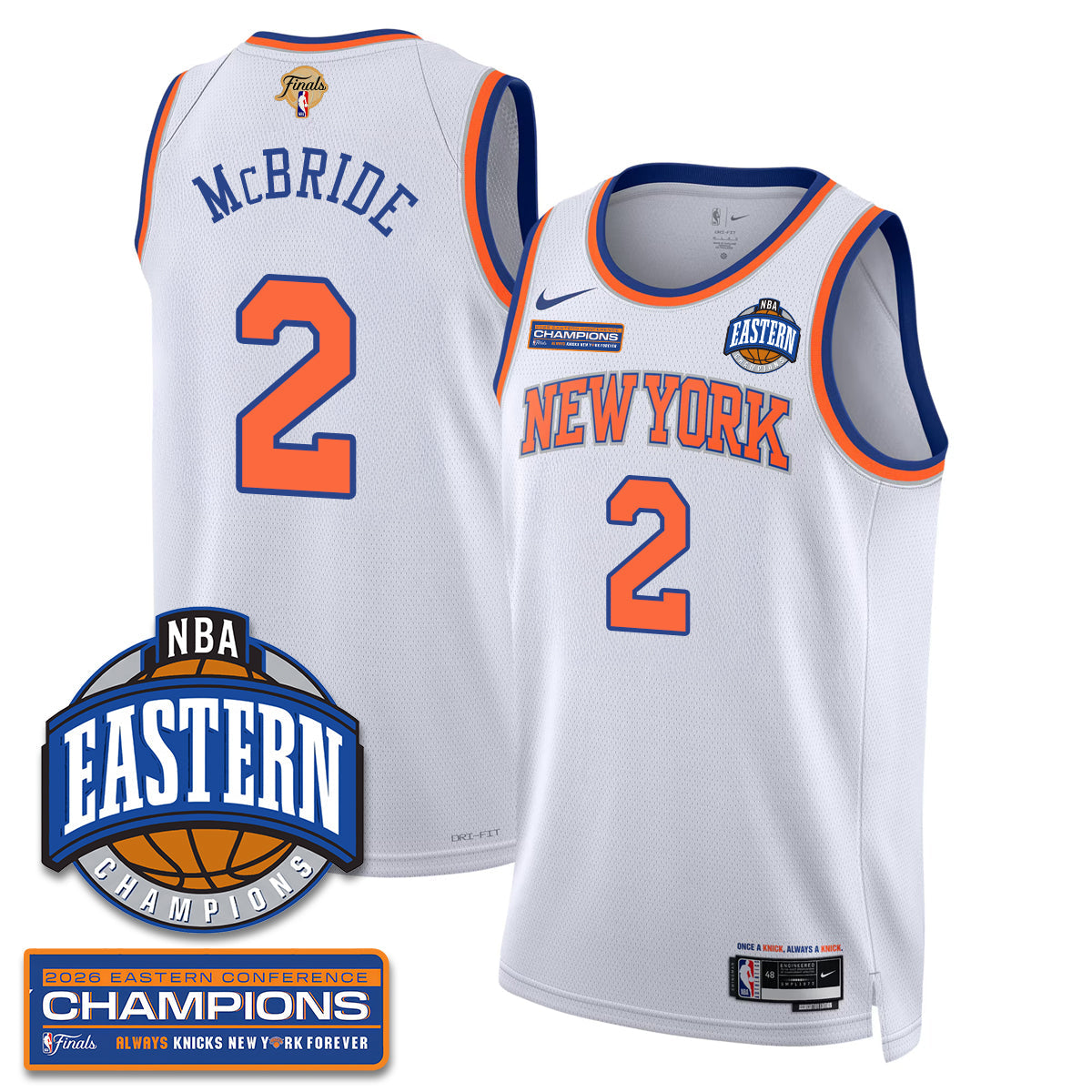 NYK 2026 NBA Eastern Conference Champions City Jersey - Stitched - image 25