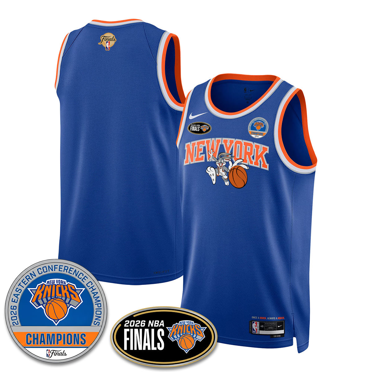 NYK 2026 NBA Eastern Conference Champions x Bunny Vapor Jersey - Stitched - image 18