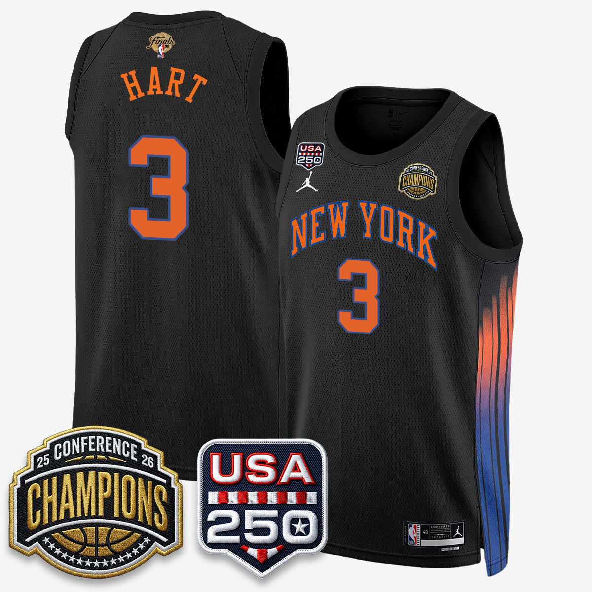 NYK 2026 NBA Eastern Conference Champions City Edition Jersey - Stitched - image 14
