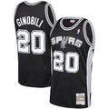 San Antonio Spurs Manu Ginobili 2002-03 Mitchell & Ness Black Basketball Jersey - image 1