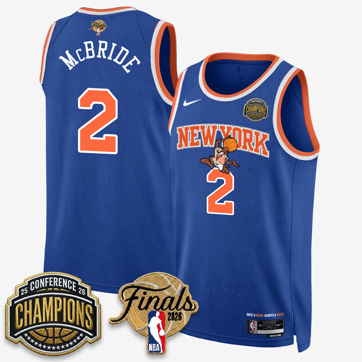 NYK 2026 NBA Eastern Conference Champions x Looney Tunes Vapor Jersey V2- Stitched - image 43