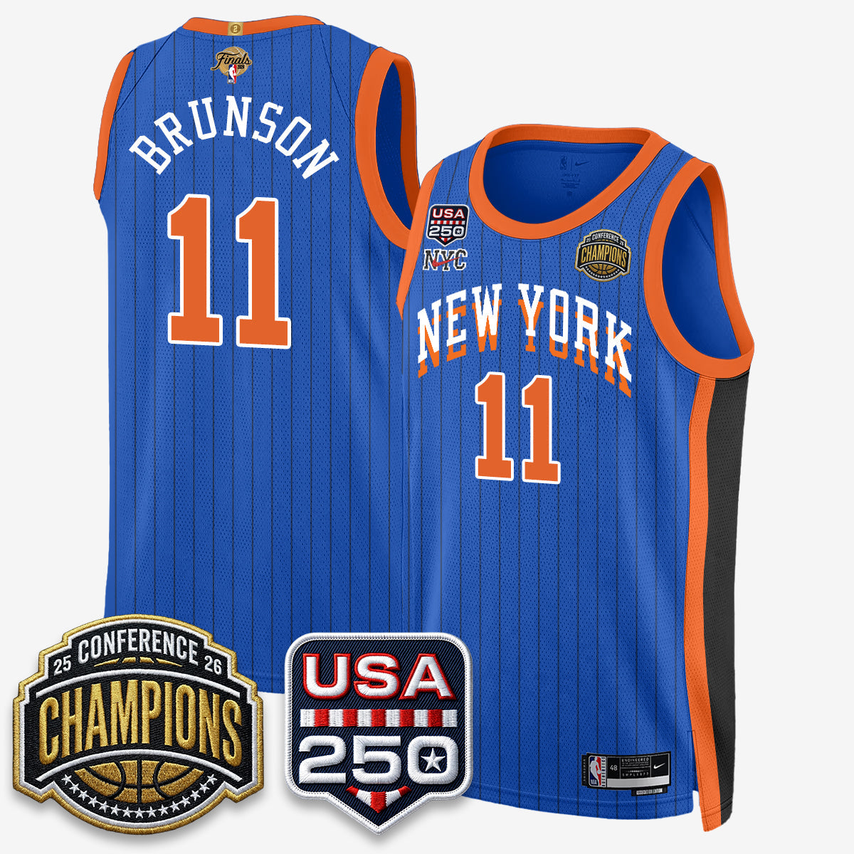 NYK 2026 NBA Eastern Conference Champions City Edition Jersey V2- Stitched - image 1
