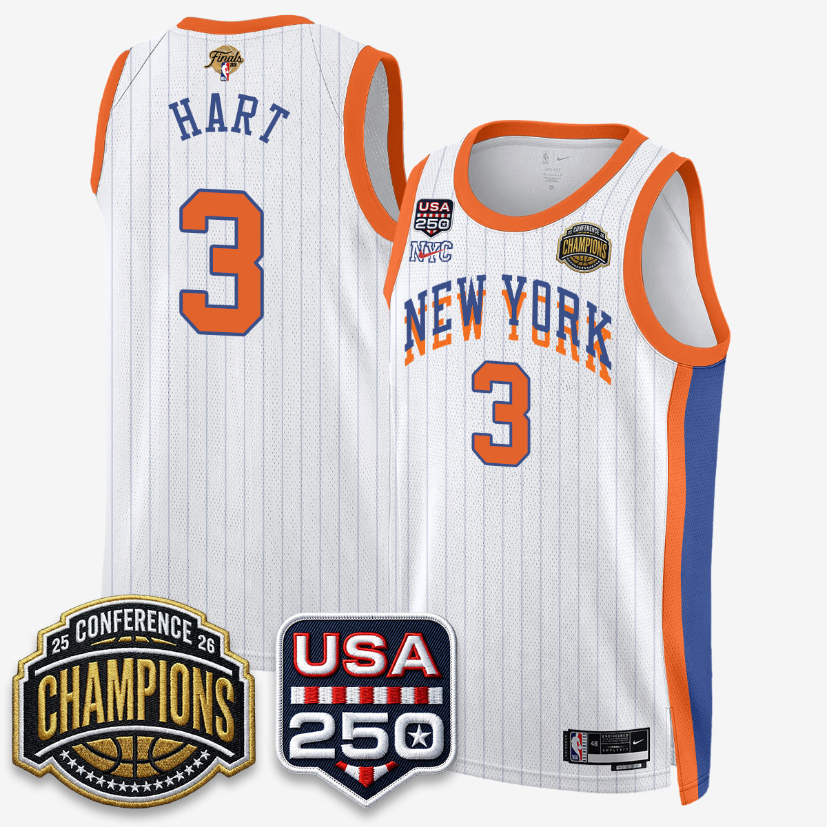 NYK 2026 NBA Eastern Conference Champions City Edition Jersey - Stitched - image 5
