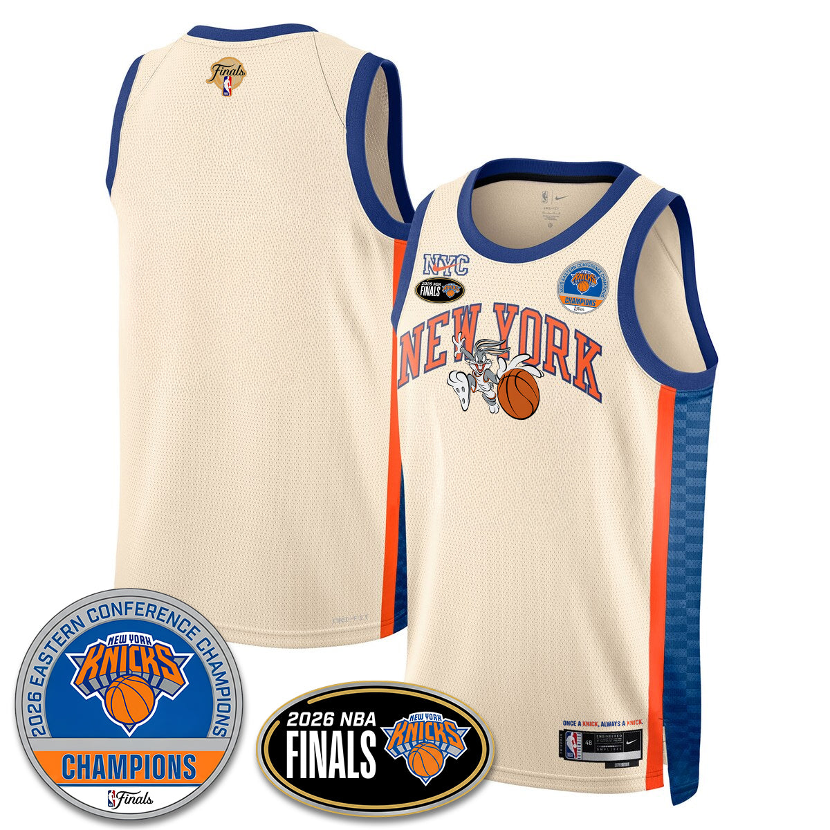 NYK 2026 NBA Eastern Conference Champions x Bunny Vapor Jersey - Stitched - image 27