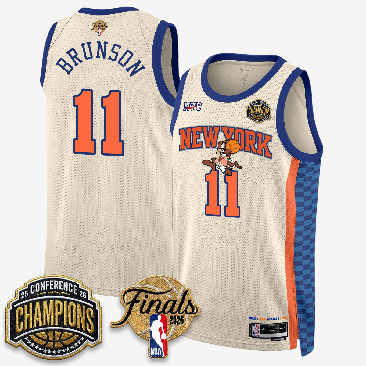 NYK 2026 NBA Eastern Conference Champions x Taz Vapor Jersey - Stitched - image 19