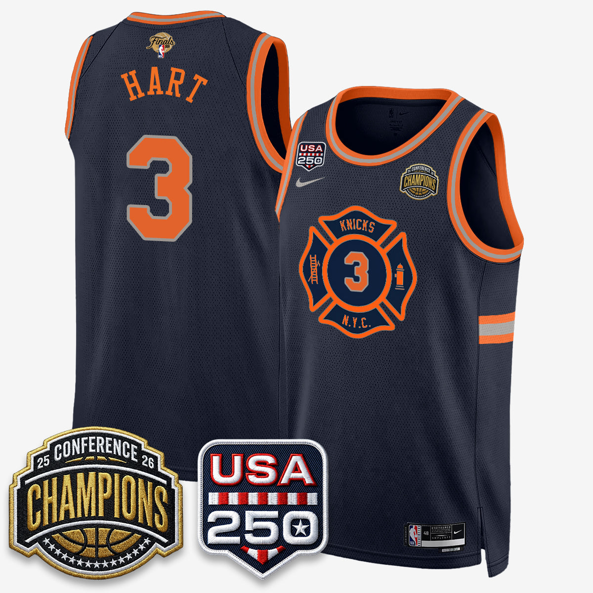 NYK 2026 NBA Eastern Conference Champions City Edition Jersey - Stitched - image 23