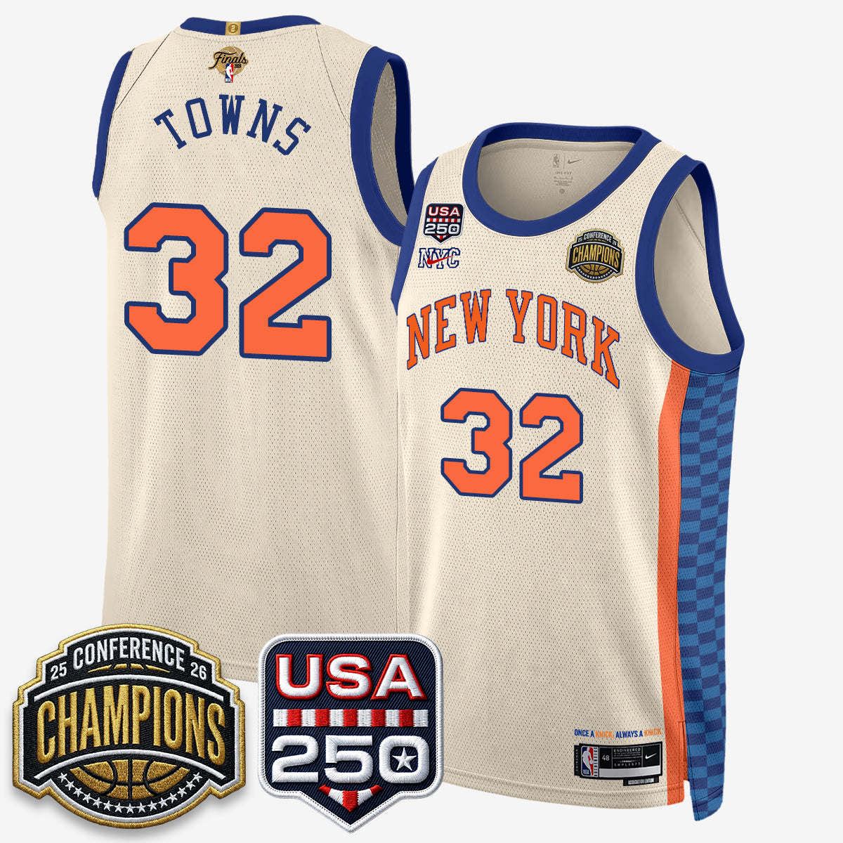 NYK 2026 NBA Eastern Conference Champions City Edition Jersey V2- Stitched - image 38
