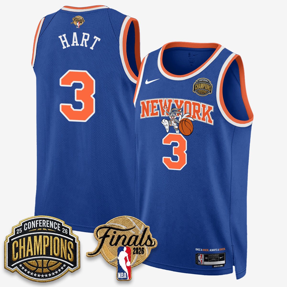 NYK 2026 NBA Eastern Conference Champions x Looney Tunes Vapor Jersey V2- Stitched - image 14