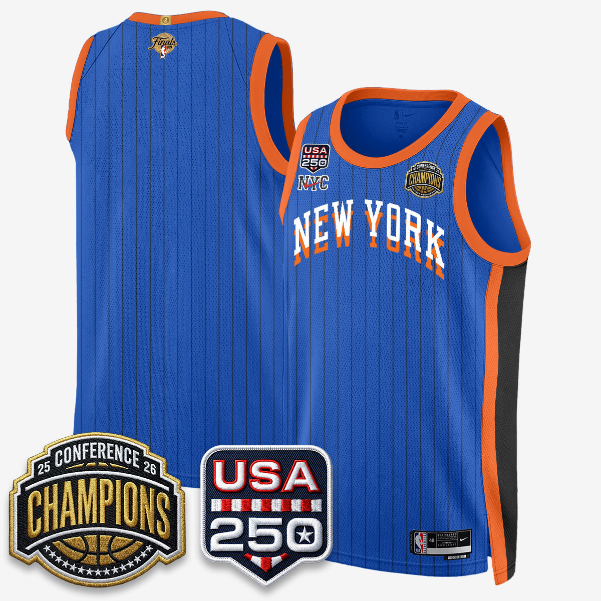 NYK 2026 NBA Eastern Conference Champions City Edition Jersey V2- Stitched - image 9