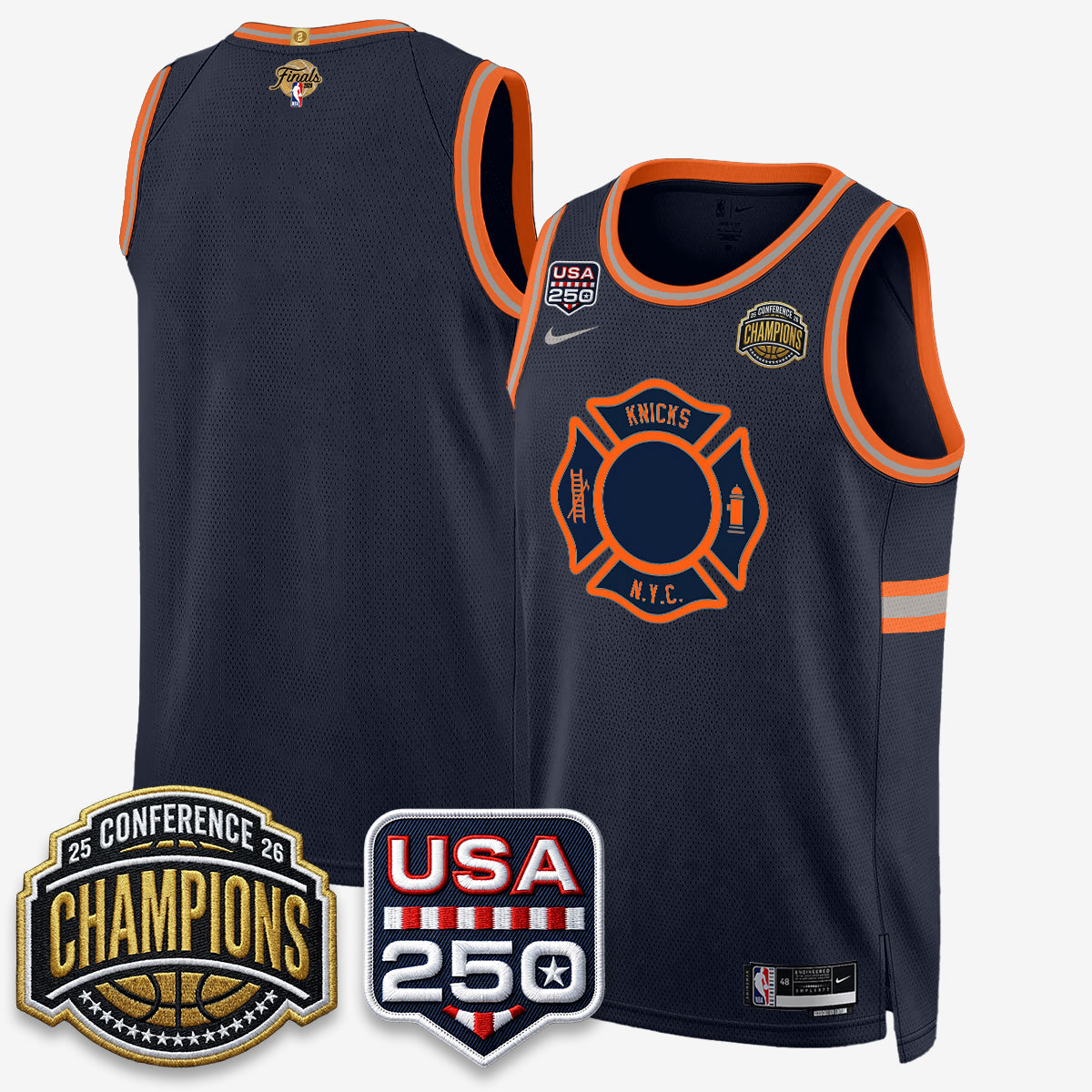 NYK 2026 NBA Eastern Conference Champions City Edition Jersey V2- Stitched (2) - image 36