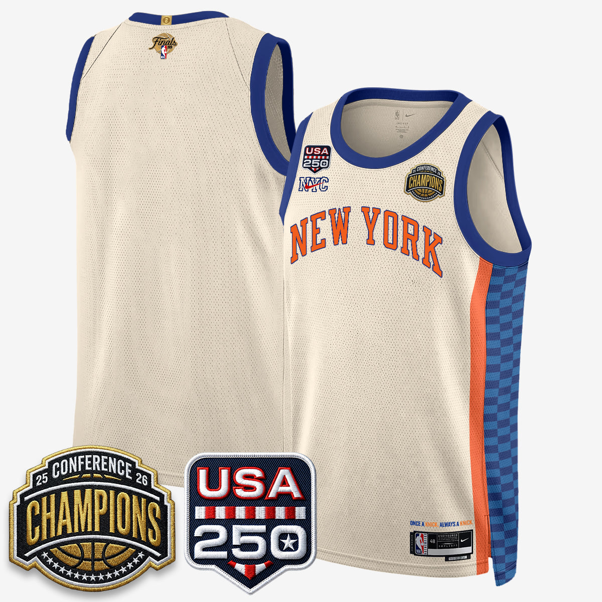NYK 2026 NBA Eastern Conference Champions City Edition Jersey V2- Stitched - image 45