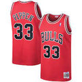 Chicago Bulls Scottie Pippen Red 1997-98 Hardwood Classics Swingman Jersey - image 1