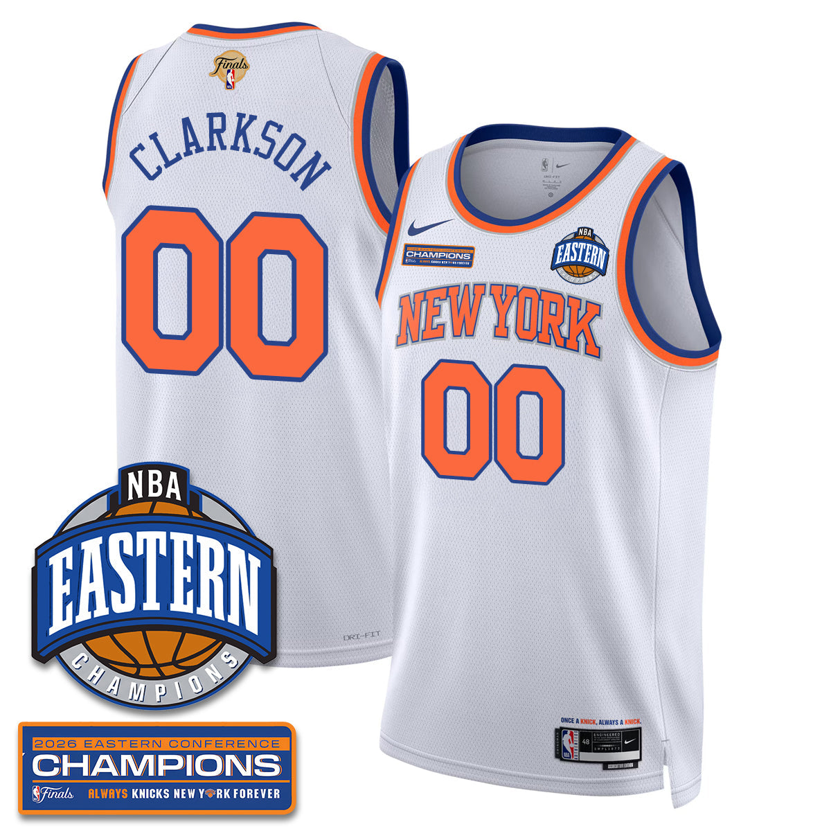 NYK 2026 NBA Eastern Conference Champions Vapor Jersey - Stitched - image 17