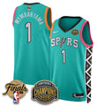 SAS 2026 NBA Western Conference Champions Vapor City Edition Jersey - Stitched - image 1
