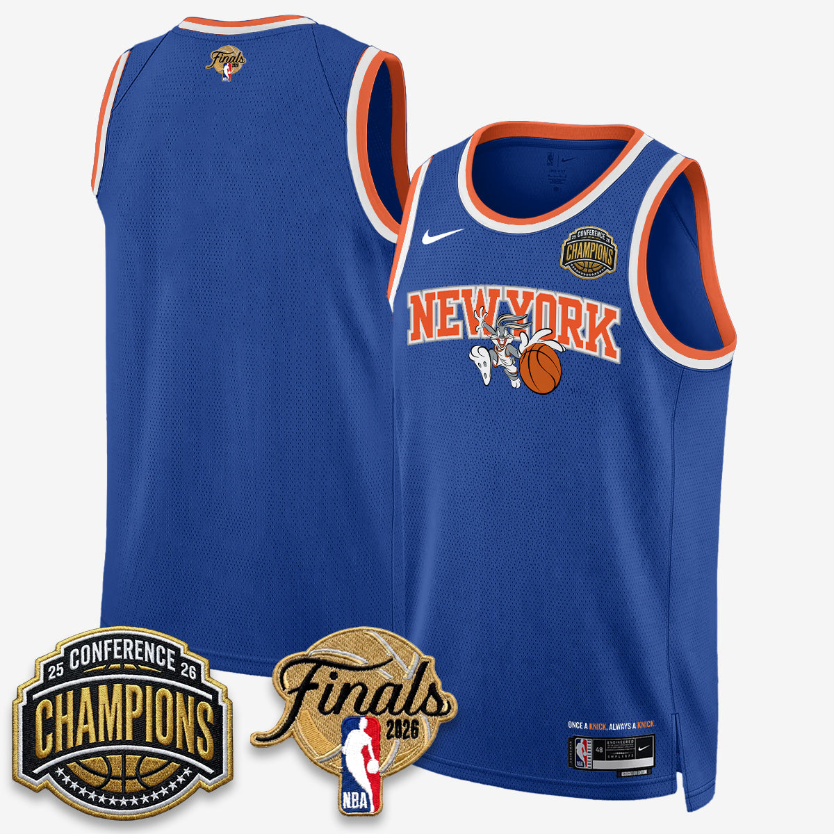 NYK 2026 NBA Eastern Conference Champions x Looney Tunes Vapor Jersey V2- Stitched - image 18