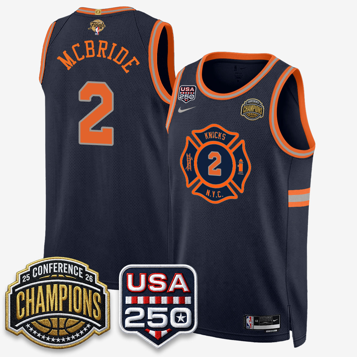NYK 2026 NBA Eastern Conference Champions City Edition Jersey V2- Stitched (2) - image 34