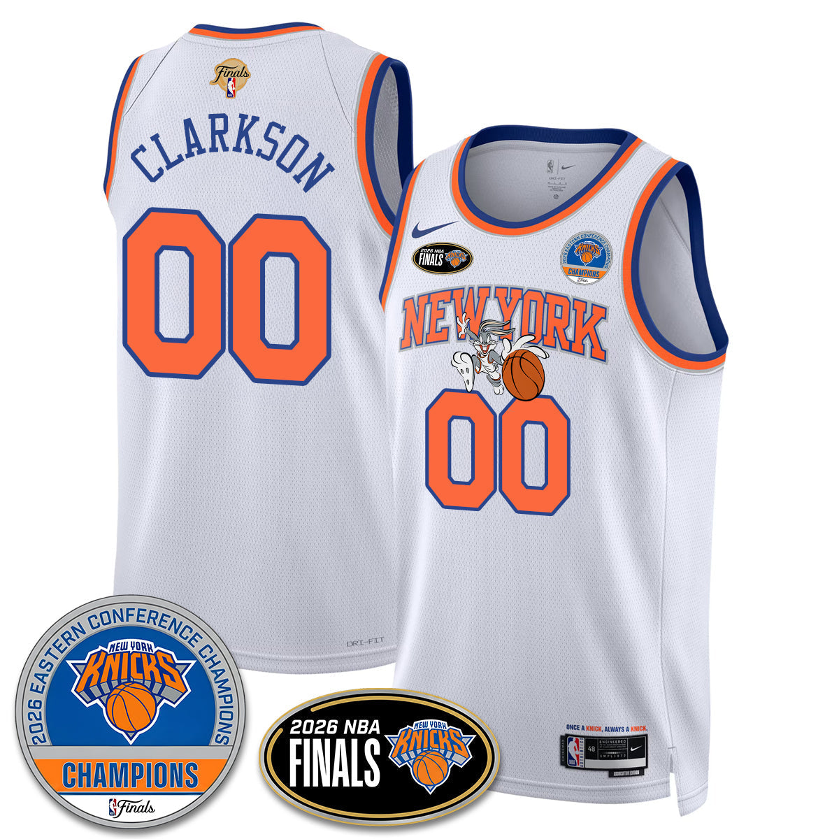 NYK 2026 NBA Eastern Conference Champions x Bunny Vapor Jersey - Stitched - image 8
