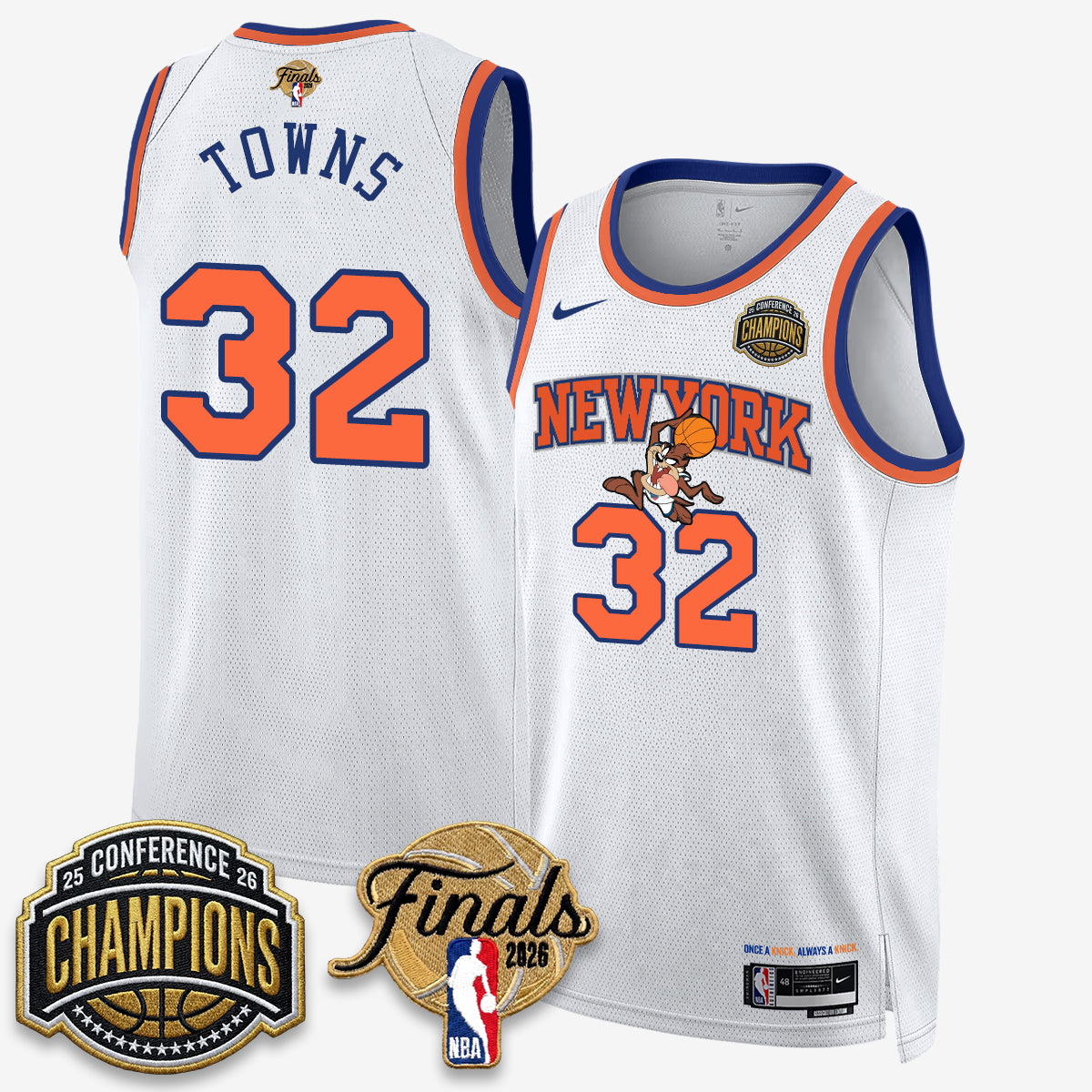 NYK 2026 NBA Eastern Conference Champions x Looney Tunes Vapor Jersey V2- Stitched - image 29