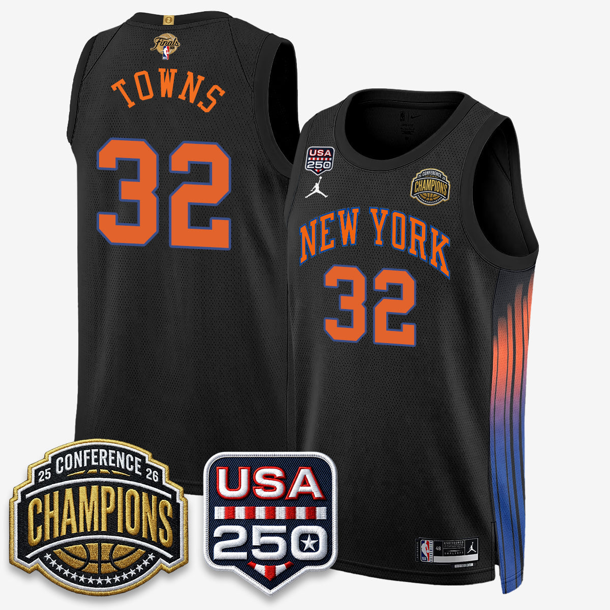 NYK 2026 NBA Eastern Conference Champions City Edition Jersey V2- Stitched (2) - image 20