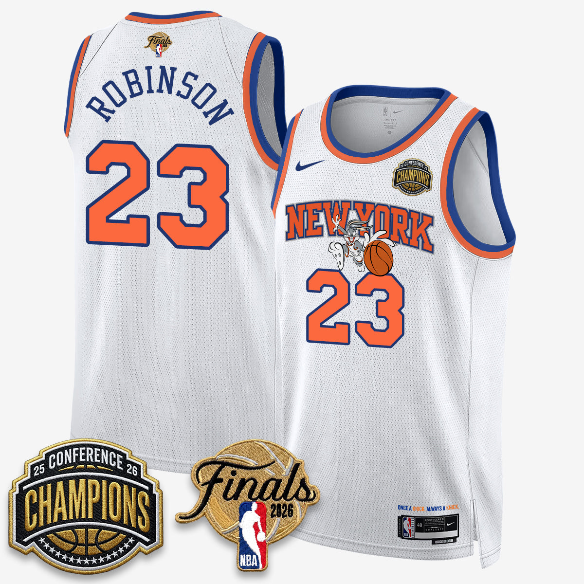 NYK 2026 NBA Eastern Conference Champions x Looney Tunes Vapor Jersey V2- Stitched - image 6