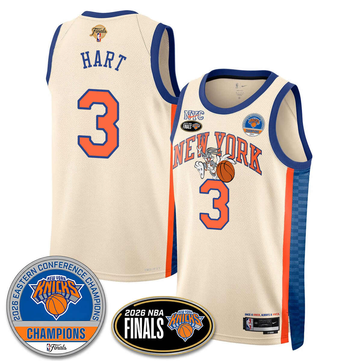 NYK 2026 NBA Eastern Conference Champions x Bunny Vapor Jersey - Stitched - image 23