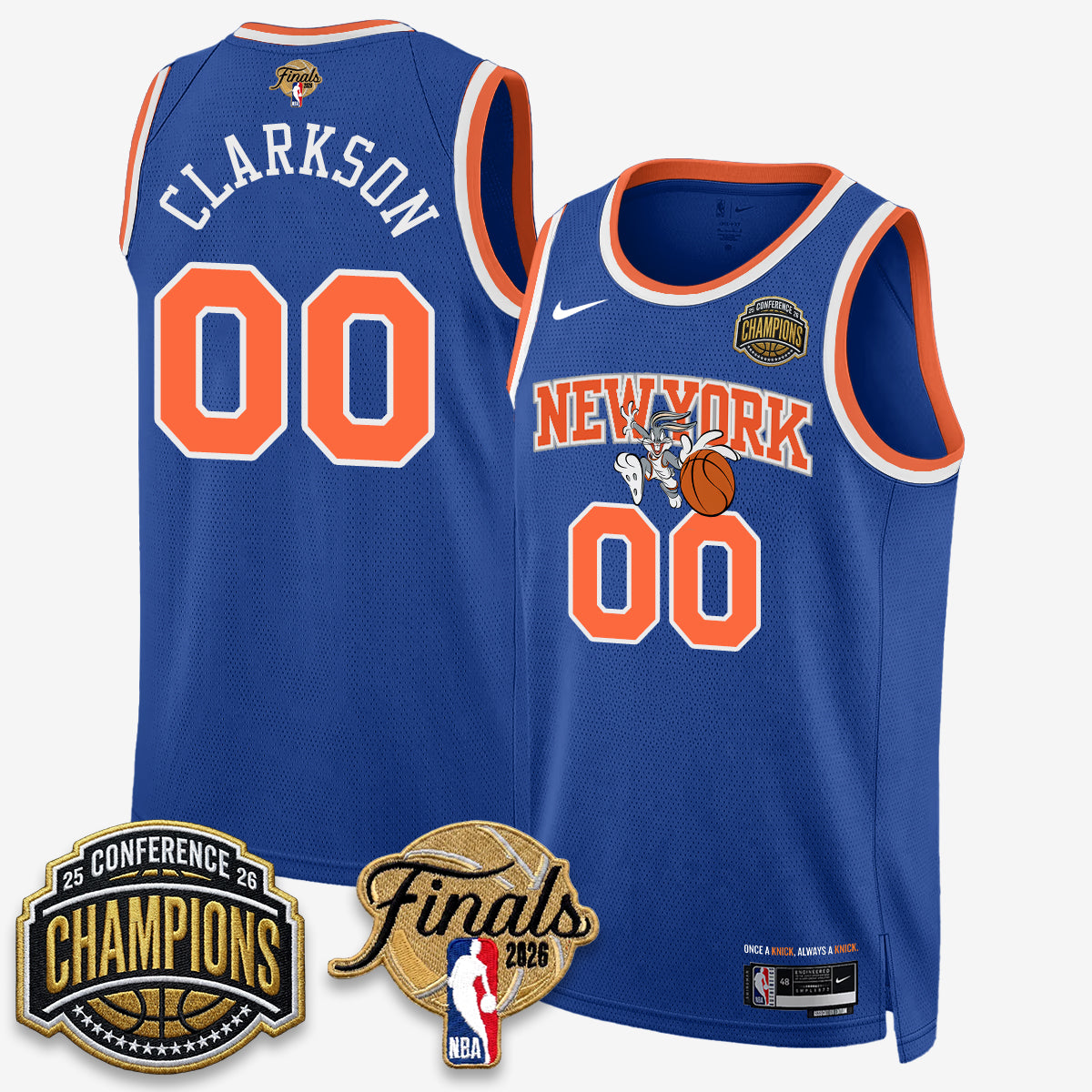 NYK 2026 NBA Eastern Conference Champions x Looney Tunes Vapor Jersey V2- Stitched - image 17