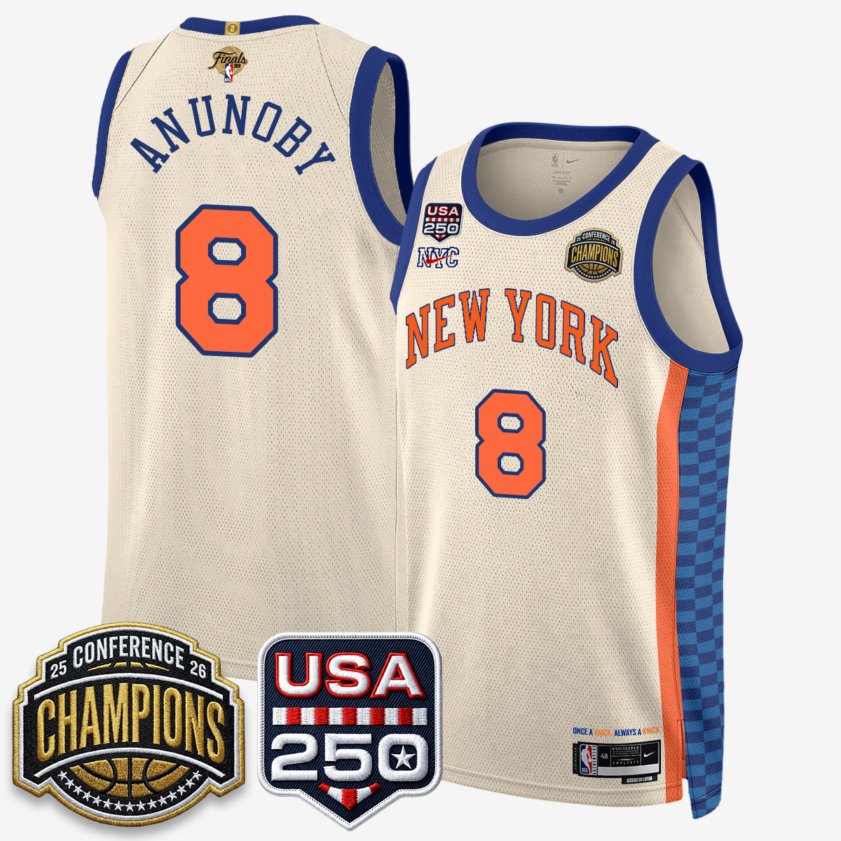 NYK 2026 NBA Eastern Conference Champions City Edition Jersey V2- Stitched (2) - image 39