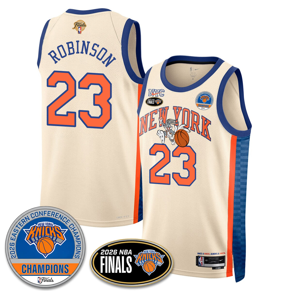 NYK 2026 NBA Eastern Conference Champions x Bunny Vapor Jersey - Stitched - image 24