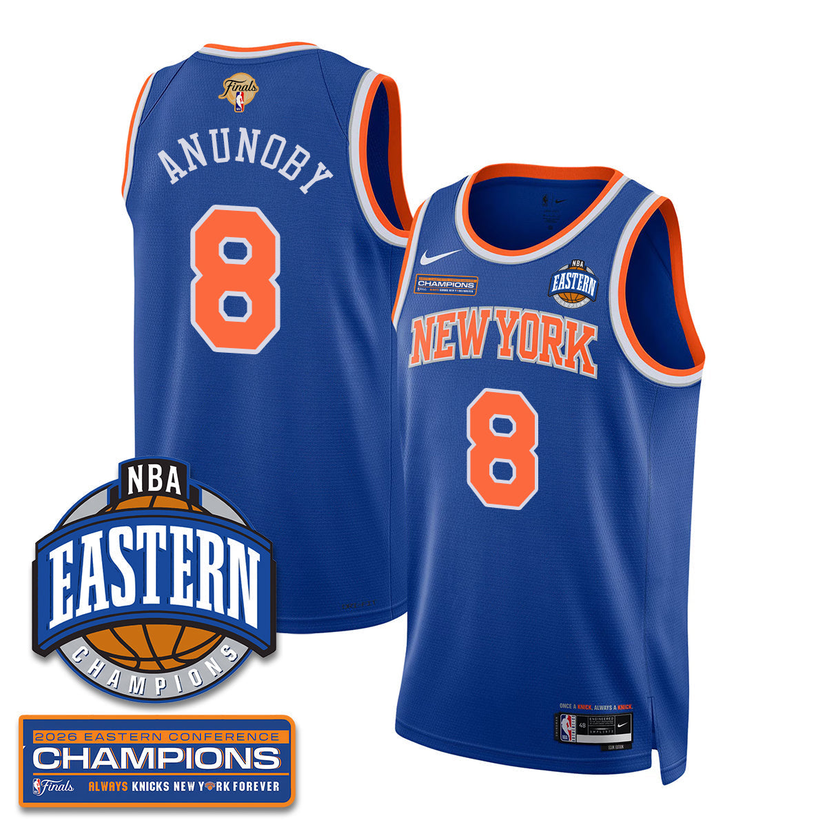 NYK 2026 NBA Eastern Conference Champions City Jersey - Stitched - image 12