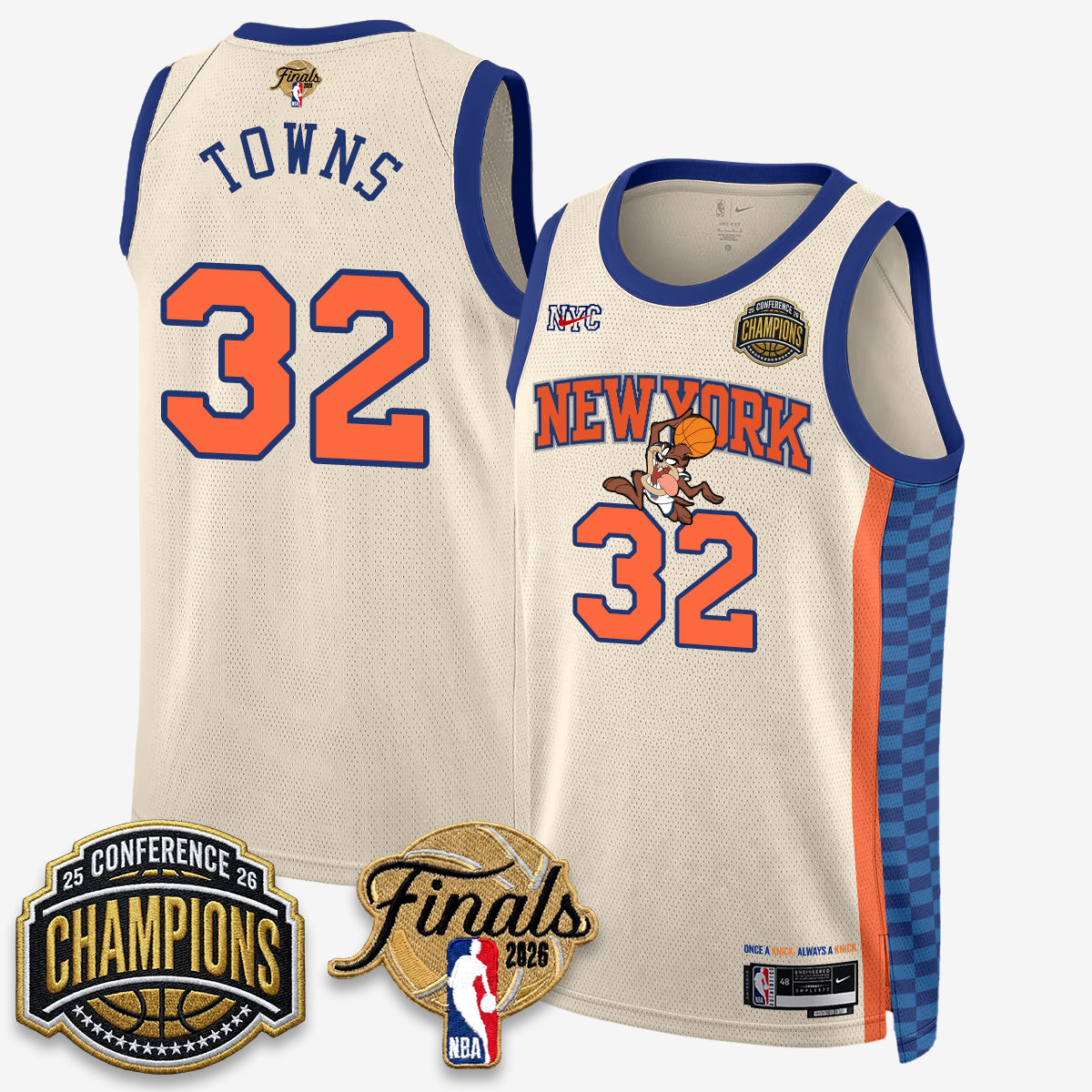 NYK 2026 NBA Eastern Conference Champions x Taz Vapor Jersey - Stitched - image 20