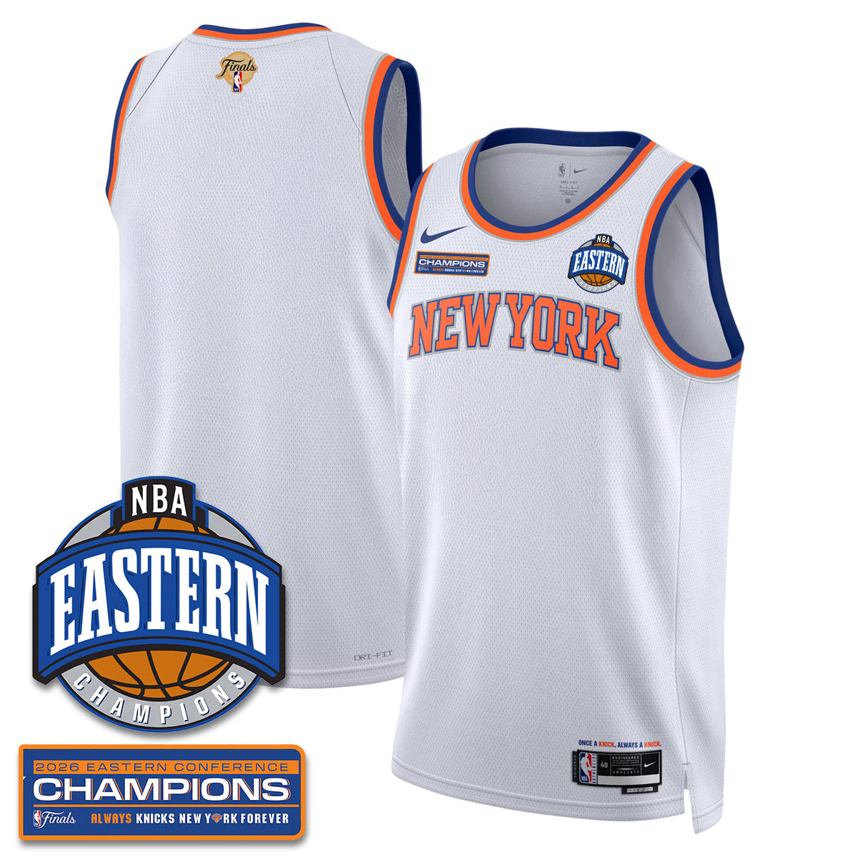 NYK 2026 NBA Eastern Conference Champions Vapor Jersey - Stitched - image 18