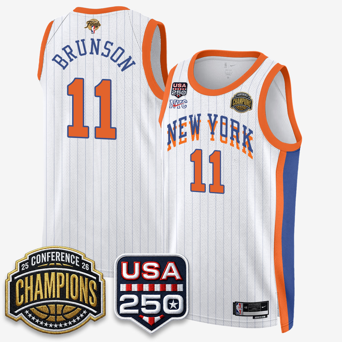NYK 2026 NBA Eastern Conference Champions City Edition Jersey - Stitched - image 1