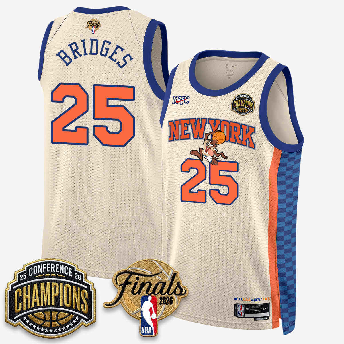 NYK 2026 NBA Eastern Conference Champions x Bunny Vapor Jersey V2- Stitched - image 22