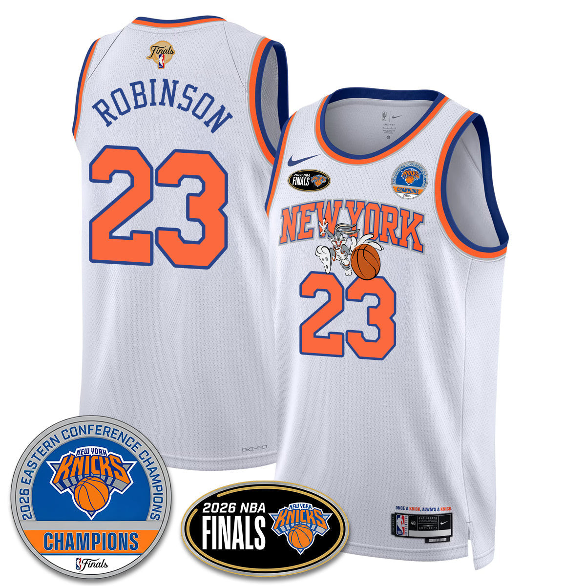 NYK 2026 NBA Eastern Conference Champions x Bunny Vapor Jersey - Stitched - image 6
