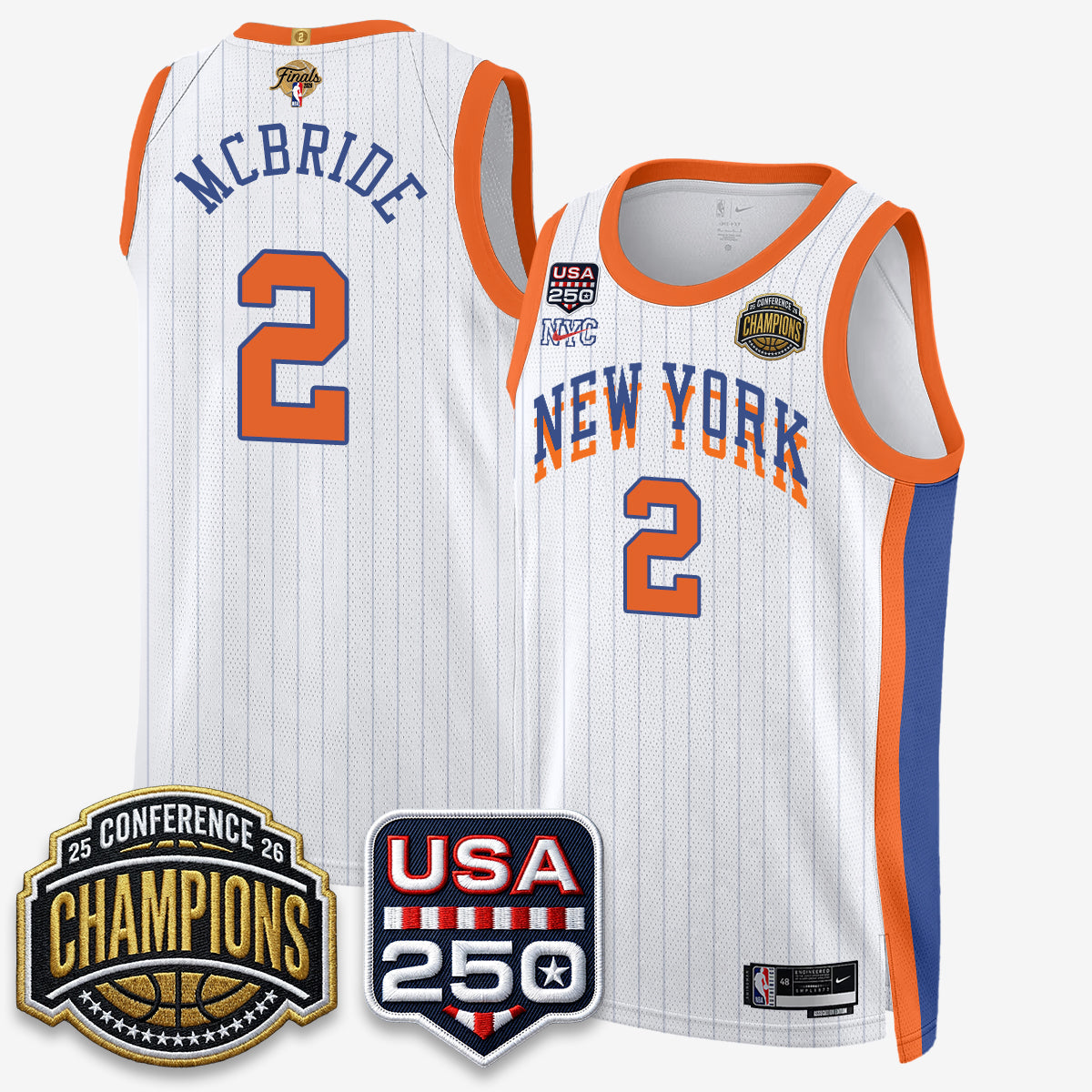 NYK 2026 NBA Eastern Conference Champions City Edition Jersey V2- Stitched - image 16