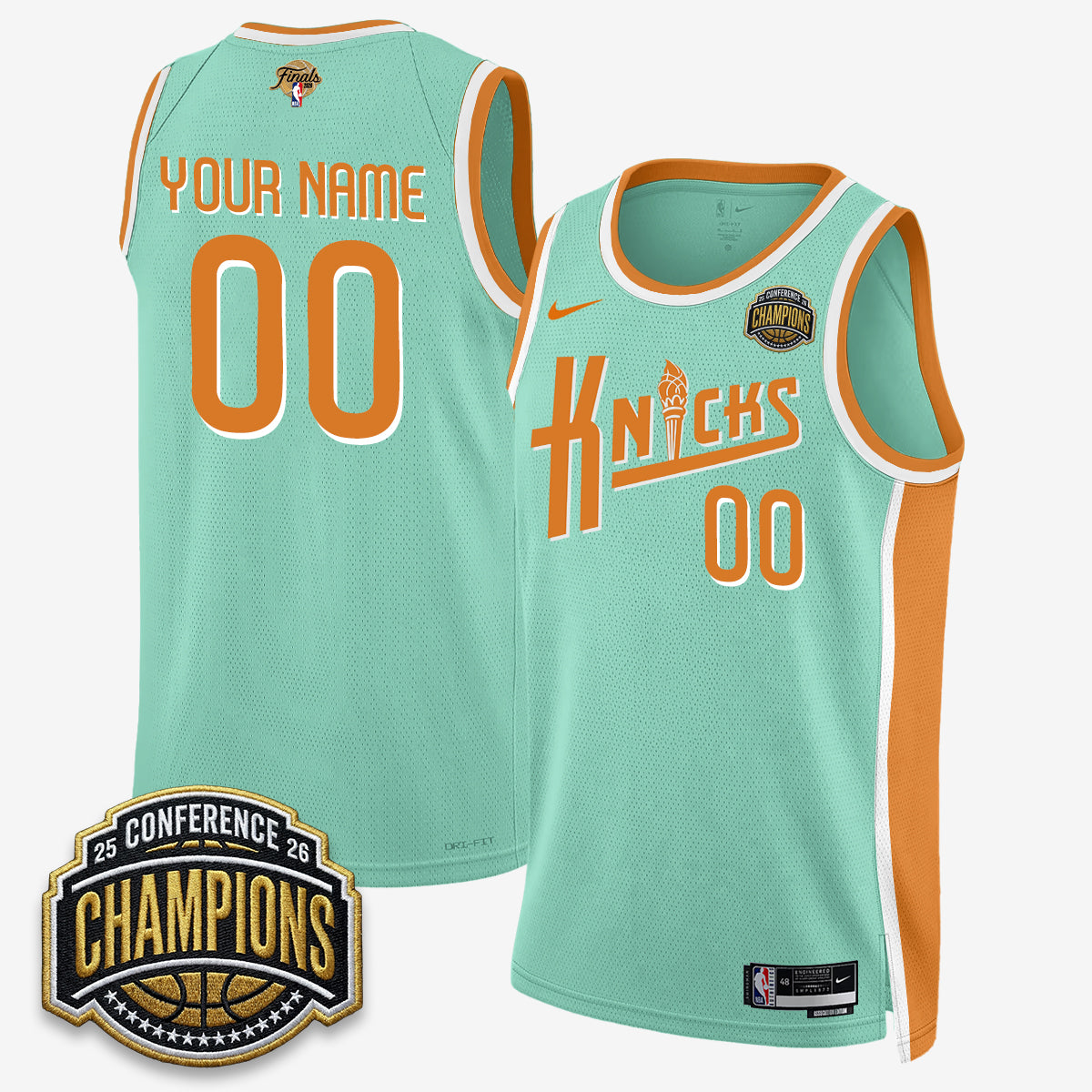 NYK 2026 Eastern Conference Champions Special Edition Custom Jersey V2- Stitched - image 3