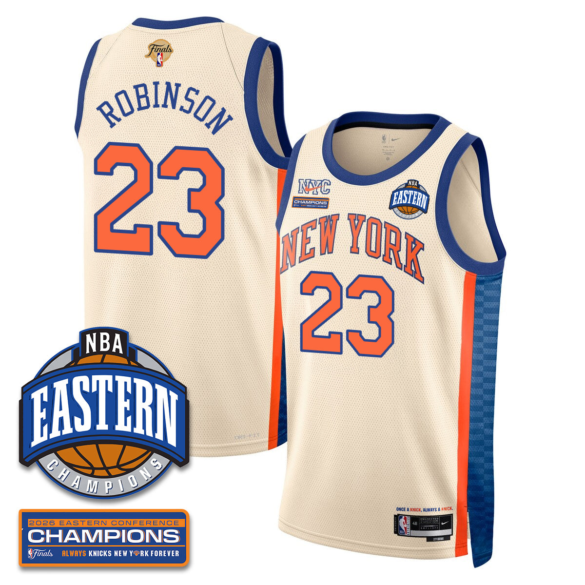 NYK 2026 NBA Eastern Conference Champions City Jersey - Stitched - image 6