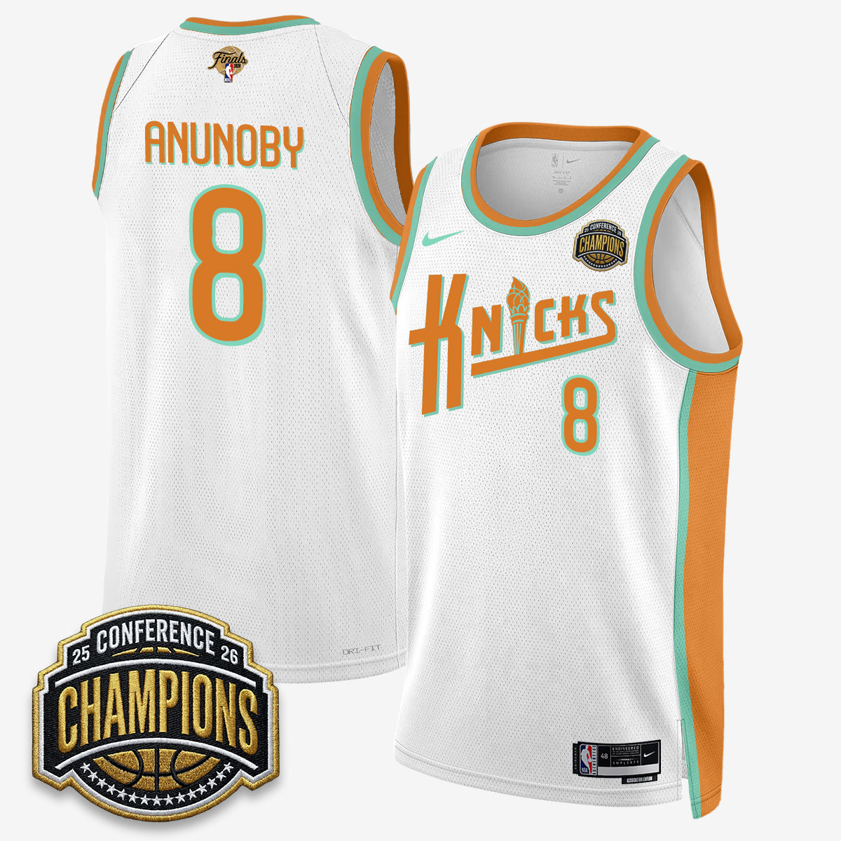 NYK 2026 Eastern Conference Champions Special Edition Jersey V2- Stitched - image 3