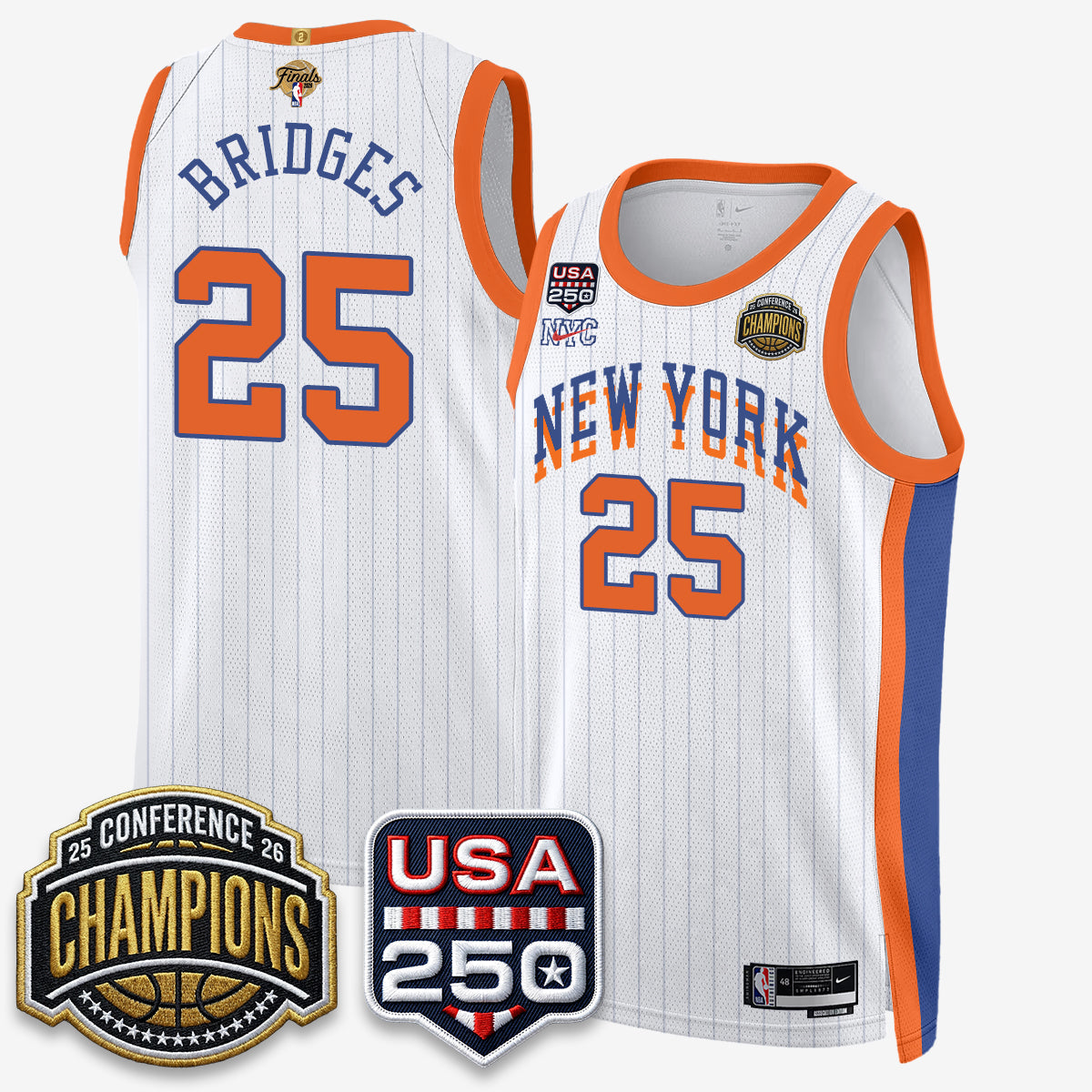 NYK 2026 NBA Eastern Conference Champions City Edition Jersey V2- Stitched - image 13