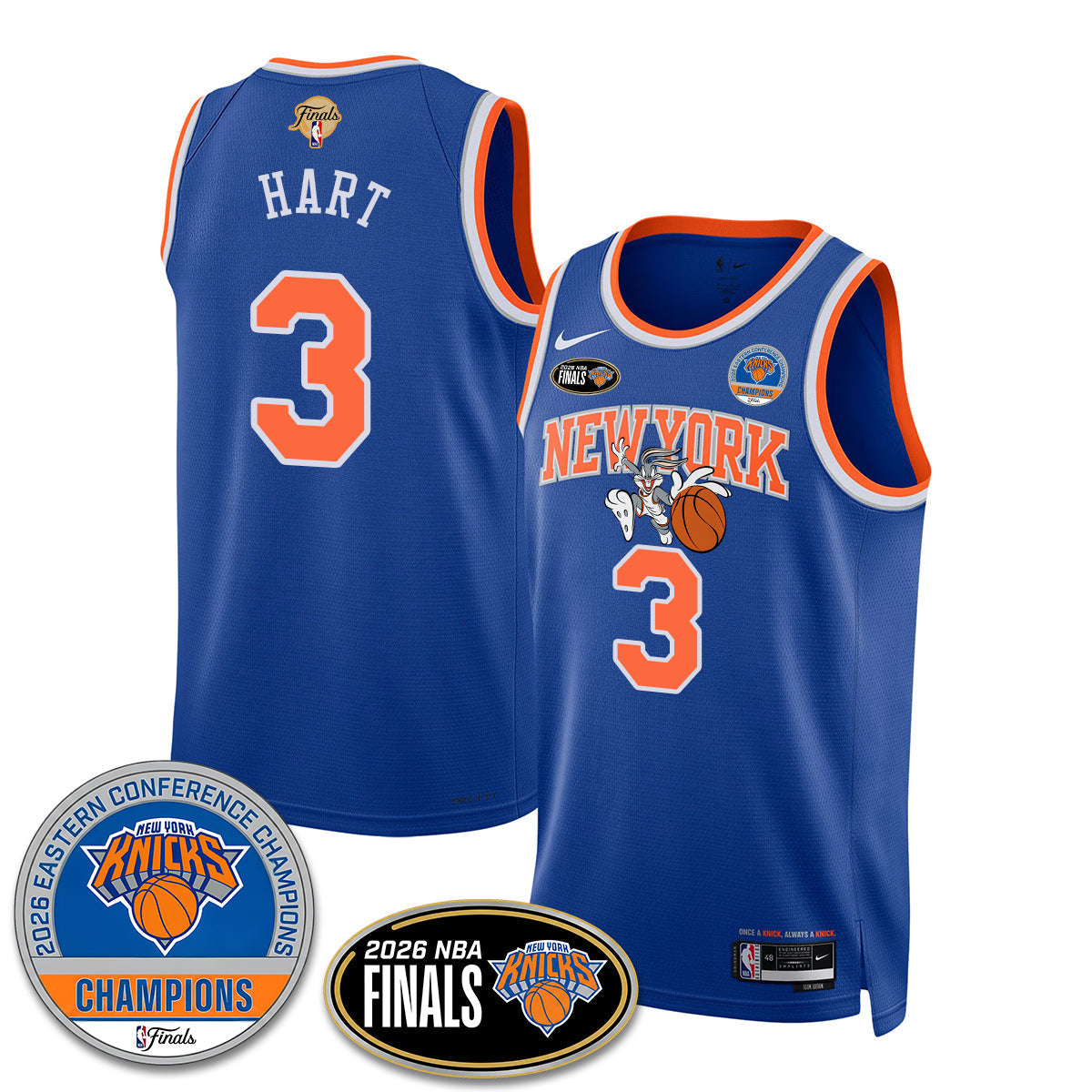 NYK 2026 NBA Eastern Conference Champions x Bunny Vapor Jersey - Stitched - image 14
