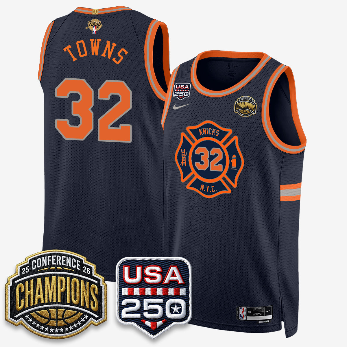 NYK 2026 NBA Eastern Conference Champions City Edition Jersey V2- Stitched - image 29