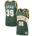 Seattle Supersonics Kevin Durant Green 2007-08 Hardwood Classics Swingman Jersey - image 1